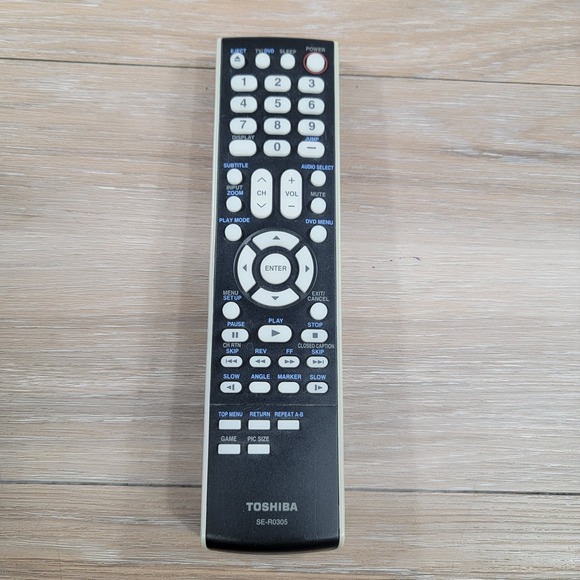 Toshiba SE-R0305 Remote Control OEM Original ≈ Tested & Working ✅ - Picture 1 of 4